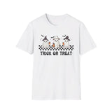 Trick or Treat Ghost Coffee Halloween T-Shirt