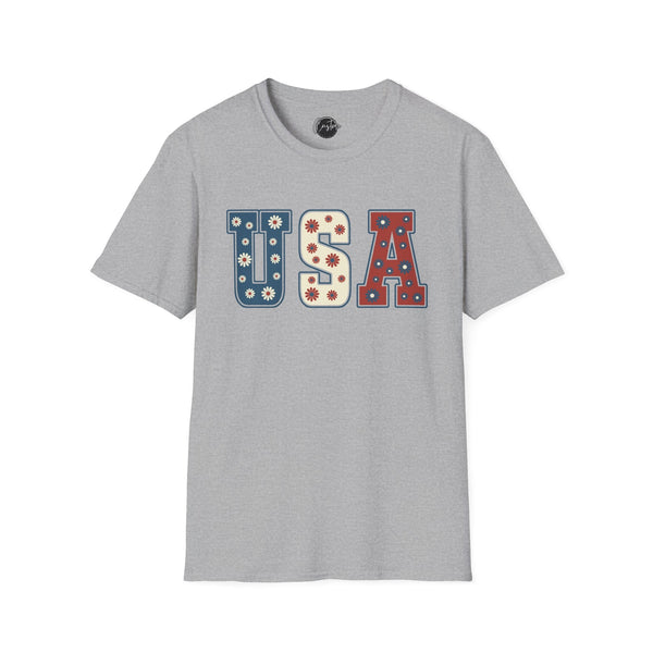 USA 4th Of July - 4th of July shirt, USA flag shirt, Red white blue tee, Patriotic - t-shirt, American pride tee