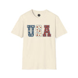 USA 4th Of July - 4th of July shirt, USA flag shirt, Red white blue tee, Patriotic - t-shirt, American pride tee