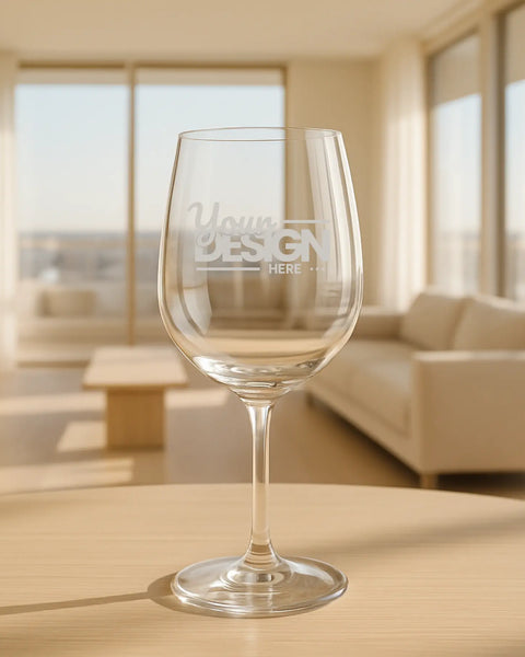 Engraved 10.5oz Wine Glass Personalized Gift For Wedding Anniversary Home Bar