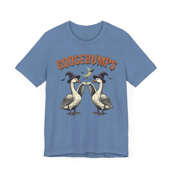 Vintage Goosebumps Halloween Shirt - Witch Geese Spooky Graphic Tee