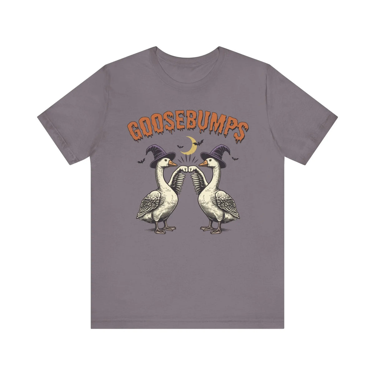 Vintage Goosebumps Halloween Shirt - Witch Geese Spooky Graphic Tee