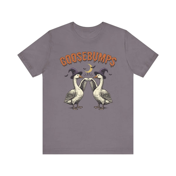 Vintage Goosebumps Halloween Shirt - Witch Geese Spooky Graphic Tee