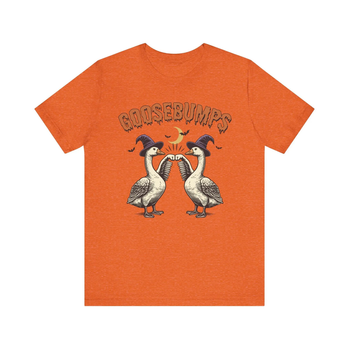 Vintage Goosebumps Halloween Shirt - Witch Geese Spooky Graphic Tee