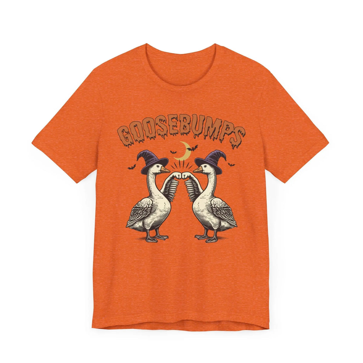 Vintage Goosebumps Halloween Shirt - Witch Geese Spooky Graphic Tee