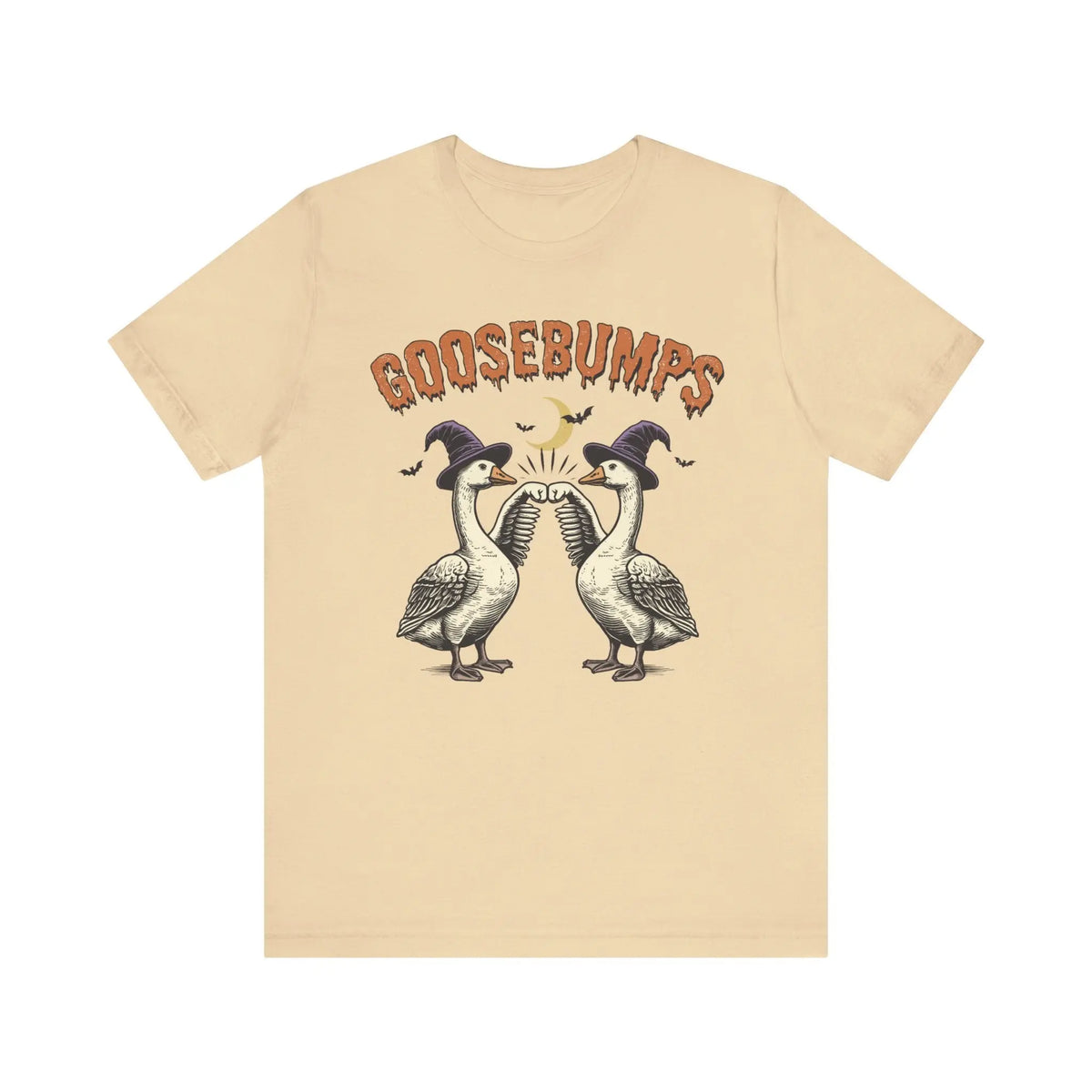 Vintage Goosebumps Halloween Shirt - Witch Geese Spooky Graphic Tee