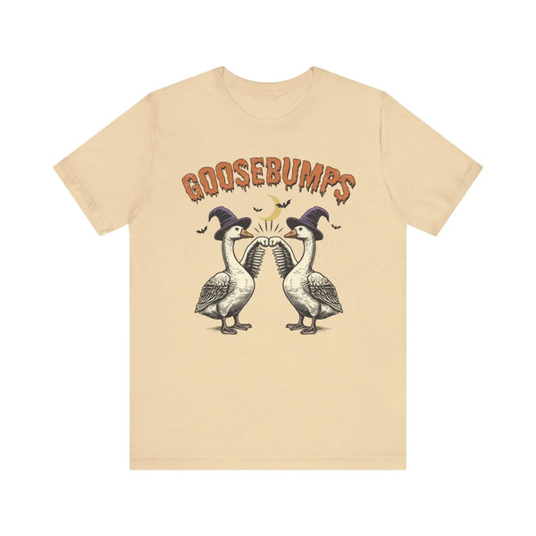 Vintage Goosebumps Halloween Shirt - Witch Geese Spooky Graphic Tee