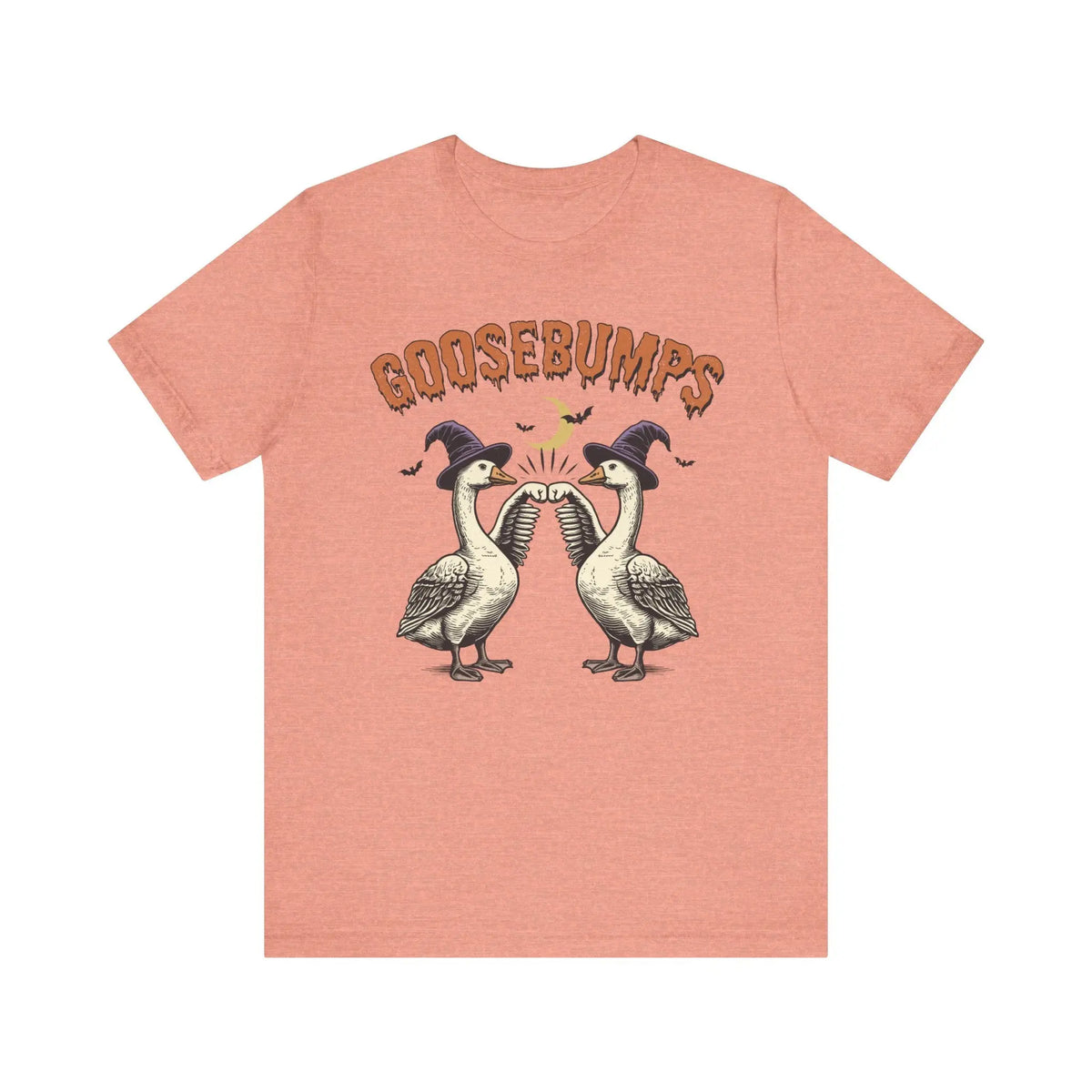 Vintage Goosebumps Halloween Shirt - Witch Geese Spooky Graphic Tee