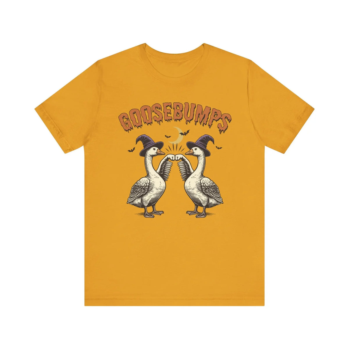 Vintage Goosebumps Halloween Shirt - Witch Geese Spooky Graphic Tee