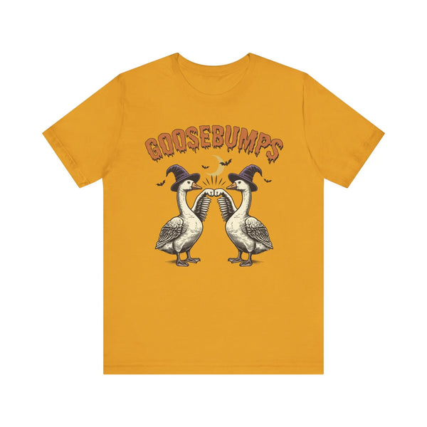Vintage Goosebumps Halloween Shirt - Witch Geese Spooky Graphic Tee