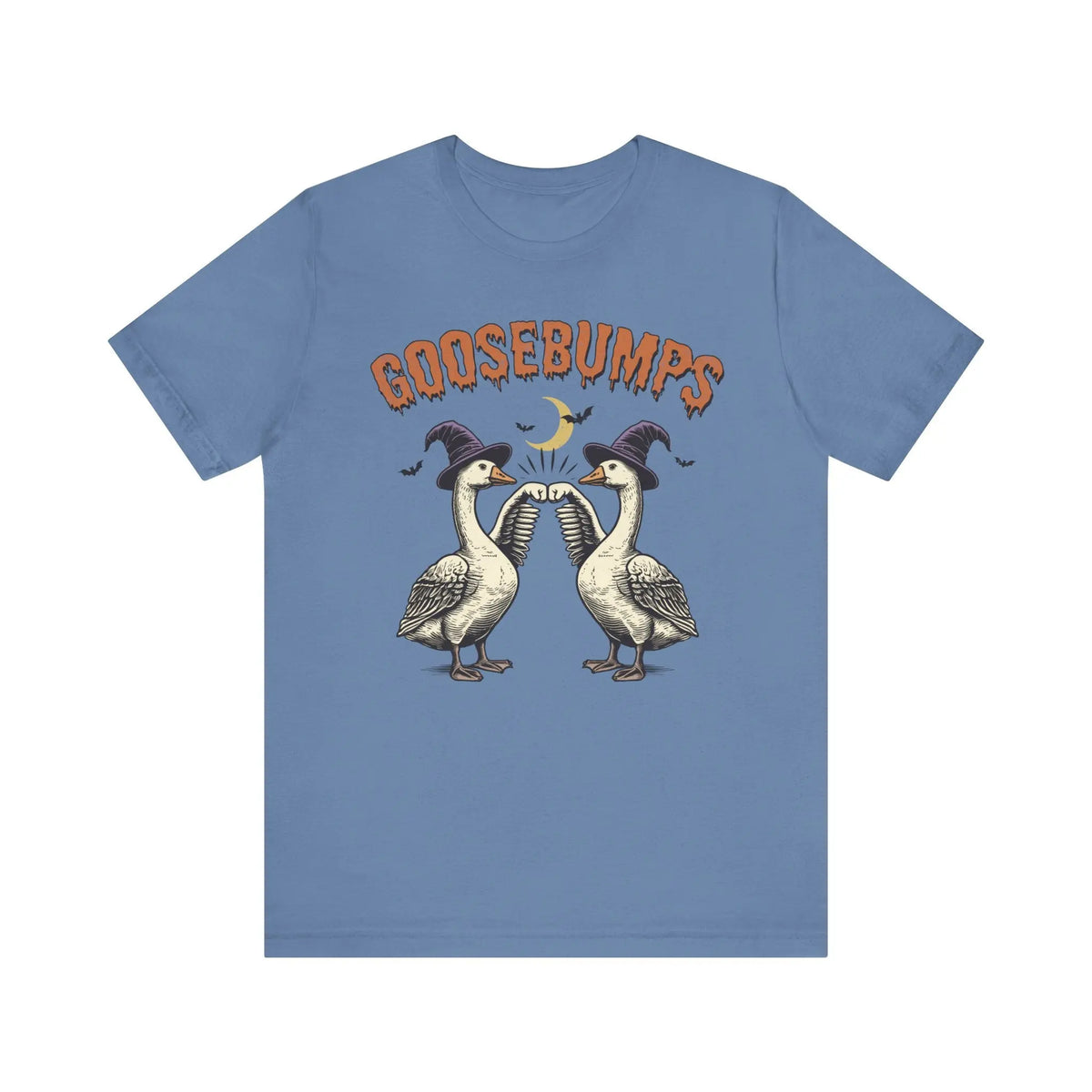 Vintage Goosebumps Halloween Shirt - Witch Geese Spooky Graphic Tee