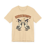 Vintage Goosebumps Halloween Shirt - Witch Geese Spooky Graphic Tee