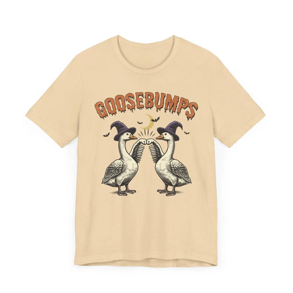 Vintage Goosebumps Halloween Shirt - Witch Geese Spooky Graphic Tee