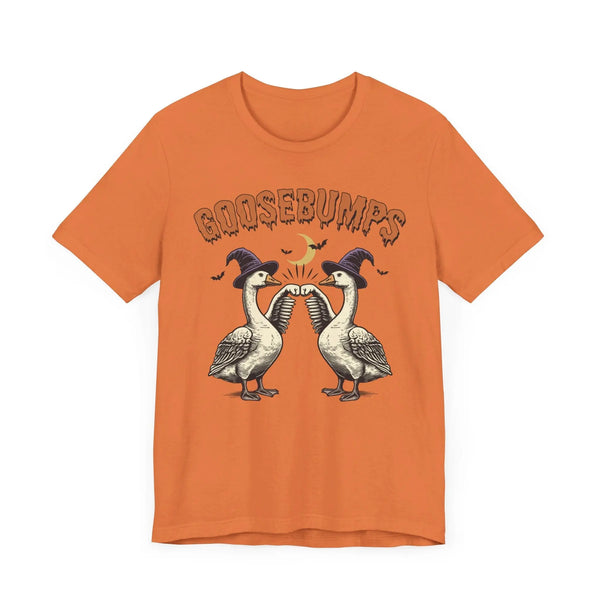 Vintage Goosebumps Halloween Shirt - Witch Geese Spooky Graphic Tee