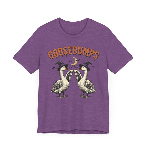 Vintage Goosebumps Halloween Shirt - Witch Geese Spooky Graphic Tee
