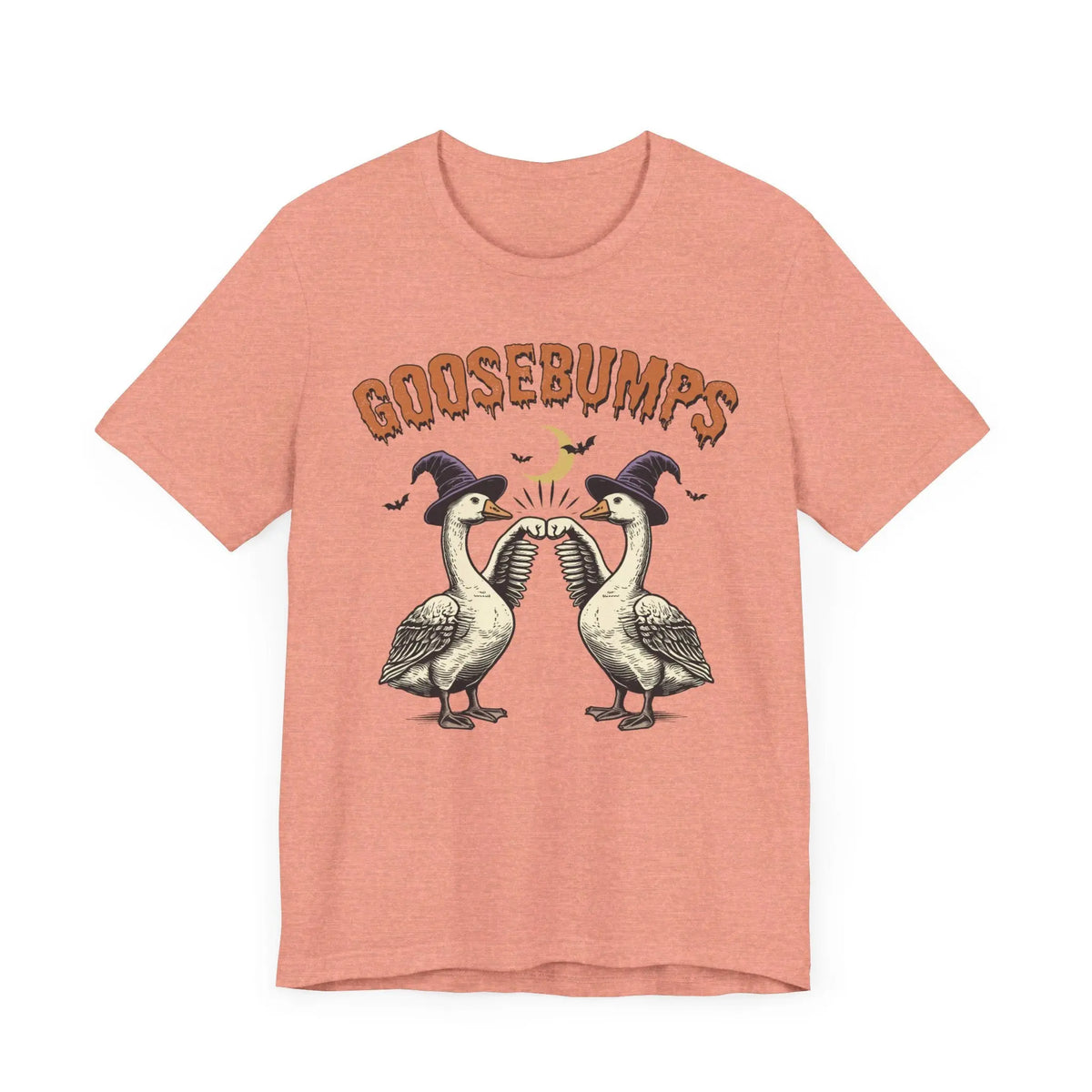 Vintage Goosebumps Halloween Shirt - Witch Geese Spooky Graphic Tee