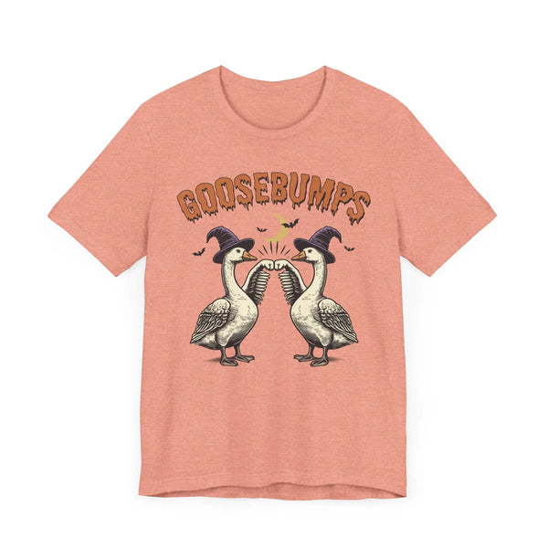 Vintage Goosebumps Halloween Shirt - Witch Geese Spooky Graphic Tee