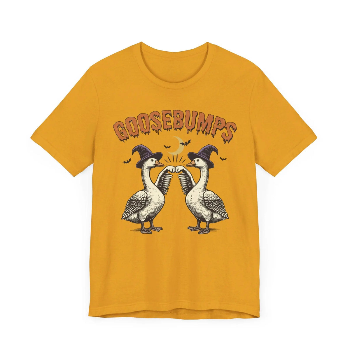 Vintage Goosebumps Halloween Shirt - Witch Geese Spooky Graphic Tee