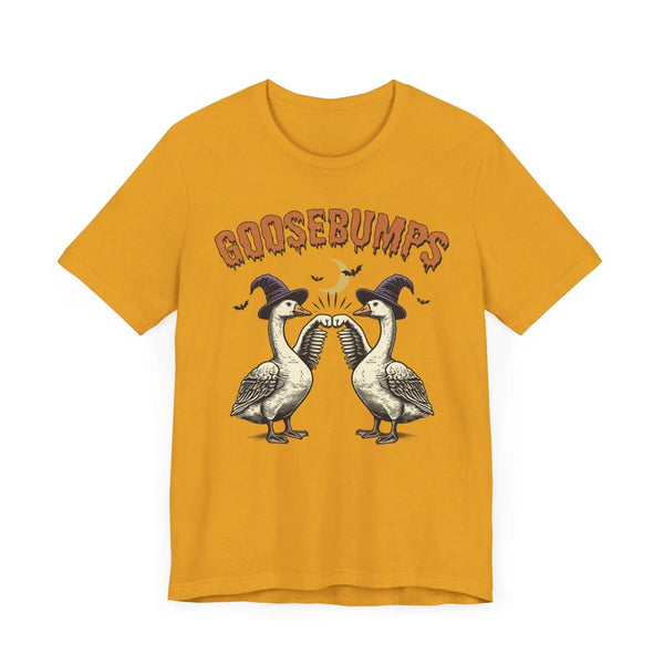 Vintage Goosebumps Halloween Shirt - Witch Geese Spooky Graphic Tee