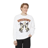 Vintage Goosebumps Halloween Sweatshirt - Witch Geese Spooky Graphic Sweater
