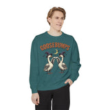 Vintage Goosebumps Halloween Sweatshirt - Witch Geese Spooky Graphic Sweater