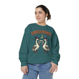 Vintage Goosebumps Halloween Sweatshirt - Witch Geese Spooky Graphic Sweater