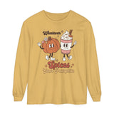 Whatever Spices Your Pumpkin Long SleeveT-Shirt - Funny Fall Quote Tee - Pumpkin Spice Lovers Shirt - Autumn Graphic Tee - Cozy Fall Fashion