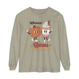 Whatever Spices Your Pumpkin Long SleeveT-Shirt - Funny Fall Quote Tee - Pumpkin Spice Lovers Shirt - Autumn Graphic Tee - Cozy Fall Fashion