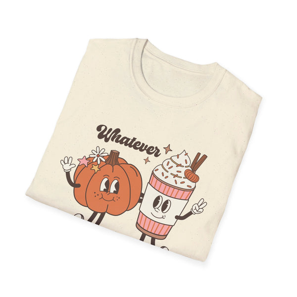 Whatever Spices Your Pumpkin T-Shirt - Funny Fall Quote Tee - Pumpkin Spice Lovers Shirt - Autumn Graphic Tee - Cozy