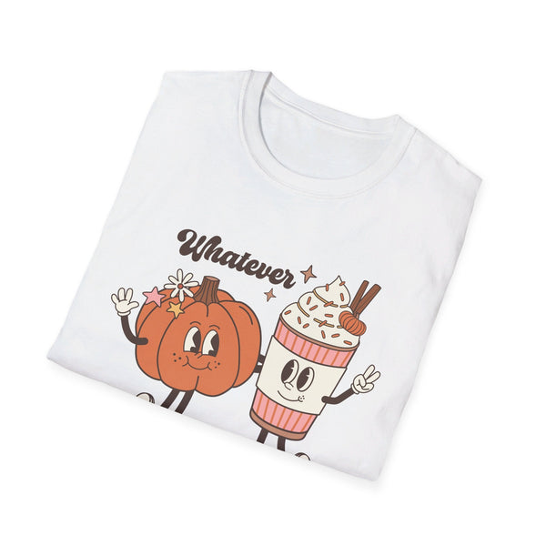 Whatever Spices Your Pumpkin T-Shirt - Funny Fall Quote Tee - Pumpkin Spice Lovers Shirt - Autumn Graphic Tee - Cozy