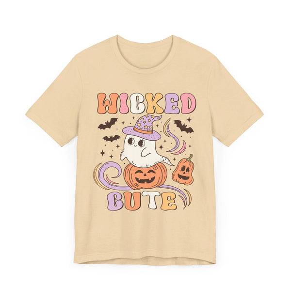 Wicked Cute Halloween Shirt - Adorable Ghost with Pumpkins Graphic Tee