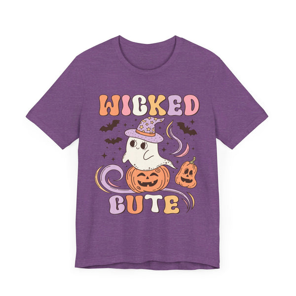 Wicked Cute Halloween Shirt - Adorable Ghost with Pumpkins Graphic Tee