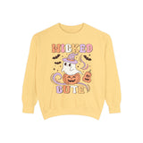 Wicked Cute Halloween Sweatshirt - Adorable Ghost with Pumpkins Graphic Sweater