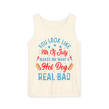 You Look Like 4th of July Unisex Garment-Dyed Tank Top