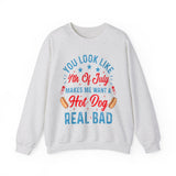 You Look Like 4th of July Unisex Heavy Blend™ Crewneck Sweatshirt