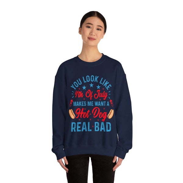 You Look Like 4th of July Unisex Heavy Blend™ Crewneck Sweatshirt