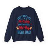 You Look Like 4th of July Unisex Heavy Blend™ Crewneck Sweatshirt