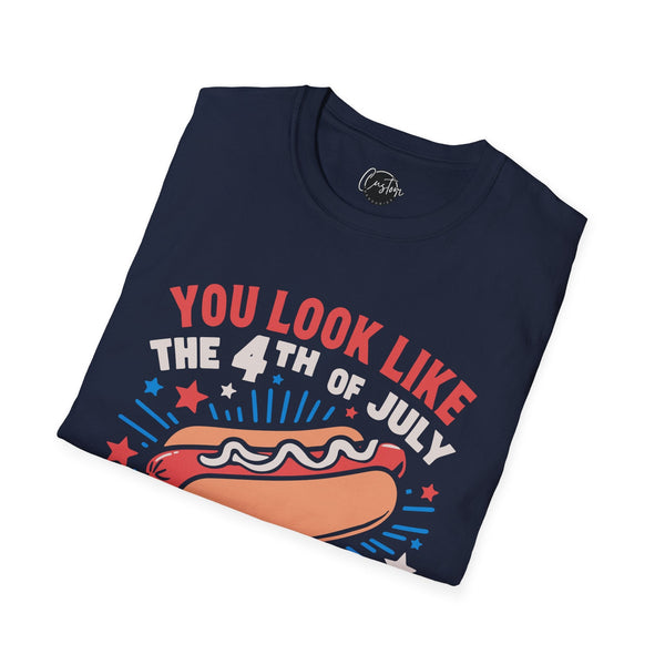 You Look Like the 4th of July - 4th of July shirt, USA flag shirt, Red white blue tee, Patriotic - t-shirt, American pride tee