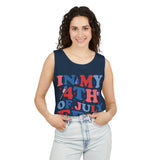 in My 4th of July Era Unisex Garment-Dyed Tank Top