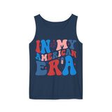 in My American Era Unisex Garment-Dyed Tank Top